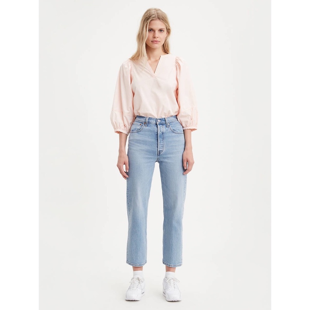Levi Ribcage Straight Ankle Women's Jeans Tango Light
